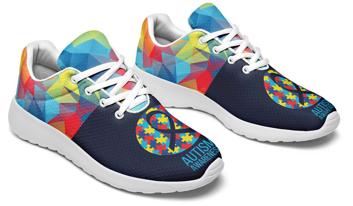 Colorful Autism Sneakers