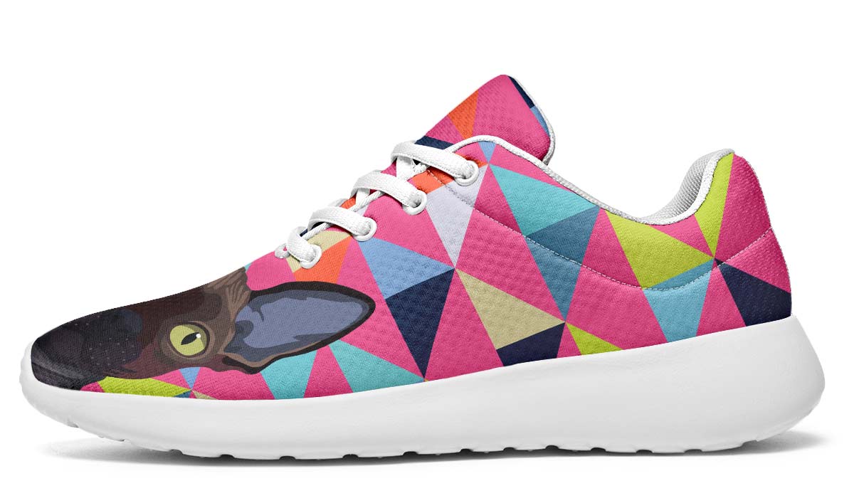 Colorful Sphynx Cat Sneakers