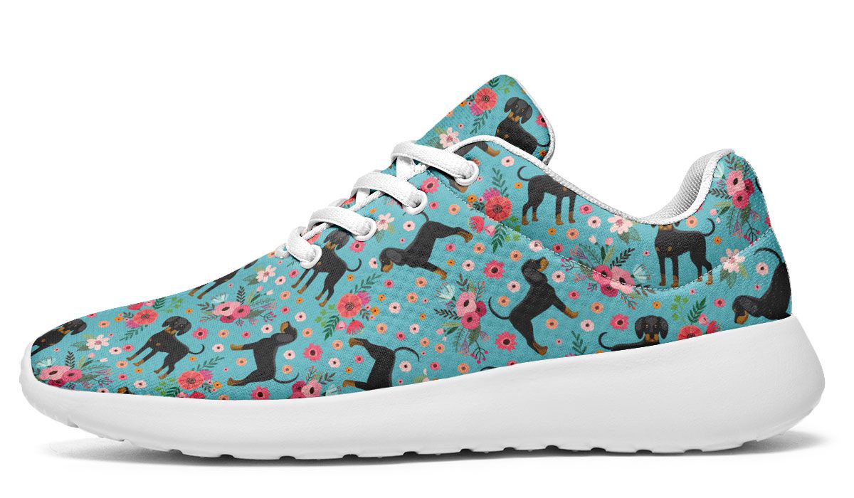 Coon Hound Flower Sneakers