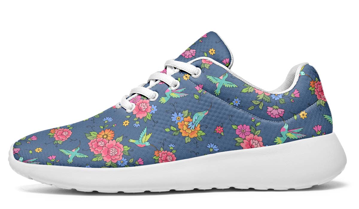 Cute Hummingbirds Pattern Sneakers