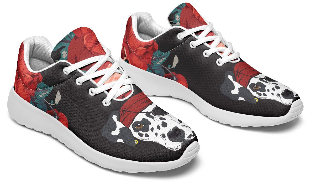 Dalmatian Pirate Athletic Sneakers