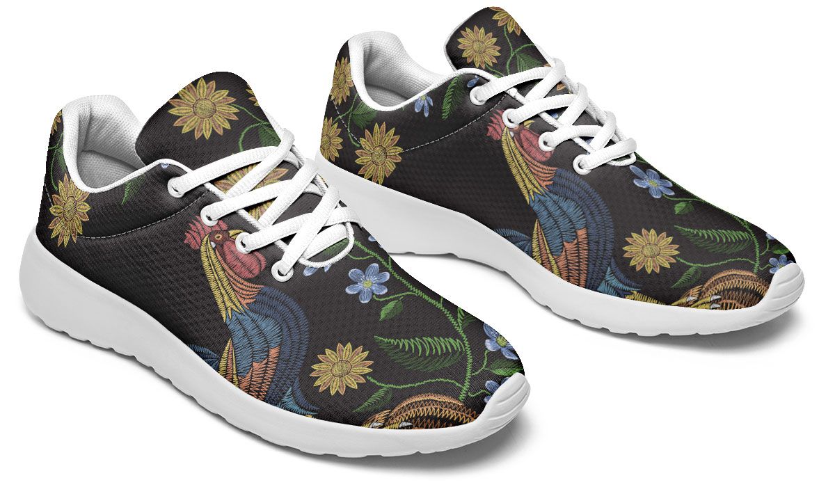 Embroidery Chicken Sneakers