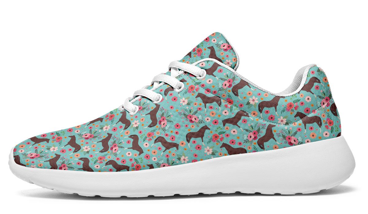 English Thoroughbred Flower Sneakers