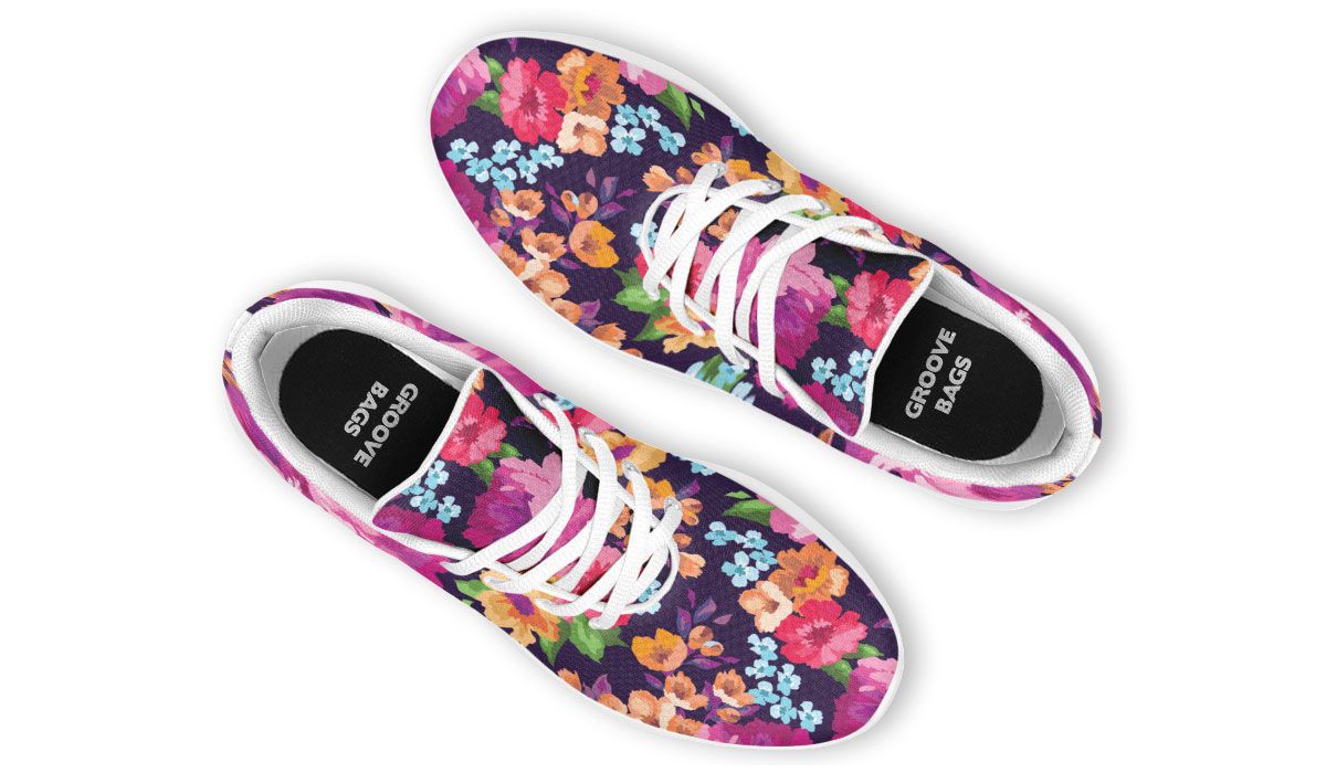 Floral sneakers discount