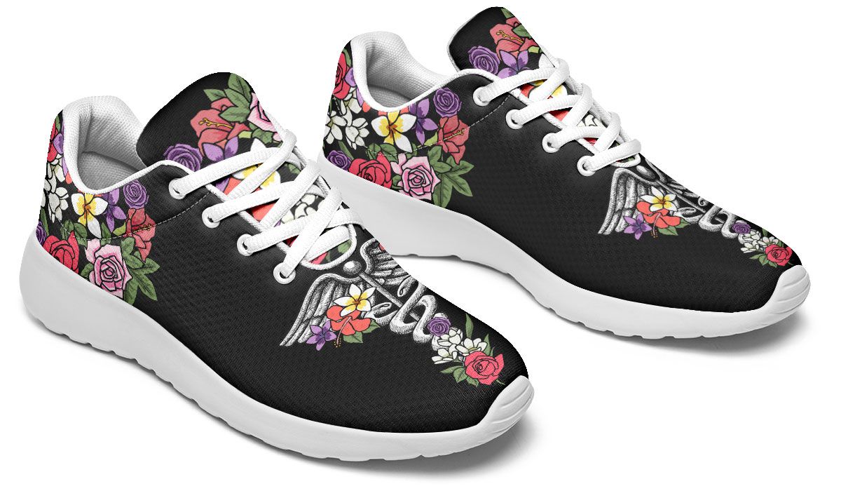 Floral Anatomy Caduceus Sneakers