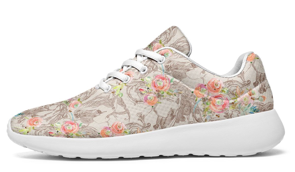 Floral Horse Sneakers