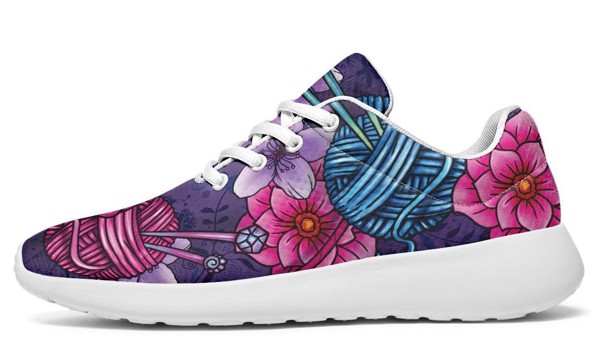 Floral Knitting Sneakers