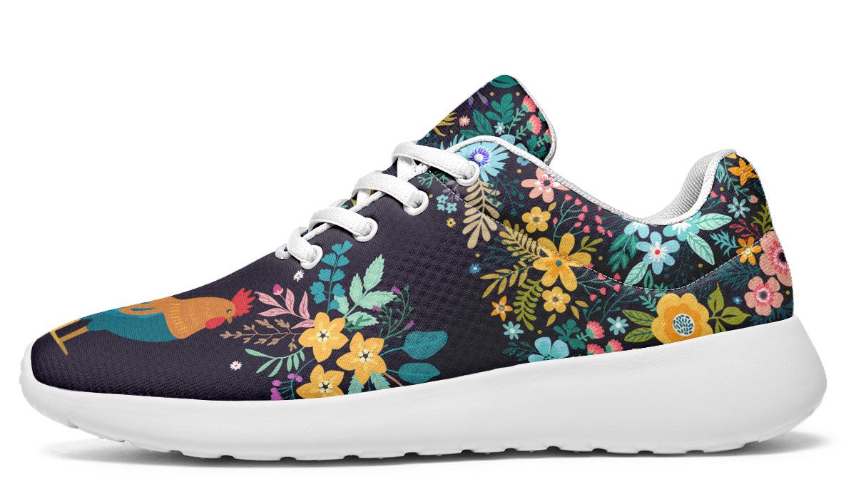 Floral Rooster Sneakers