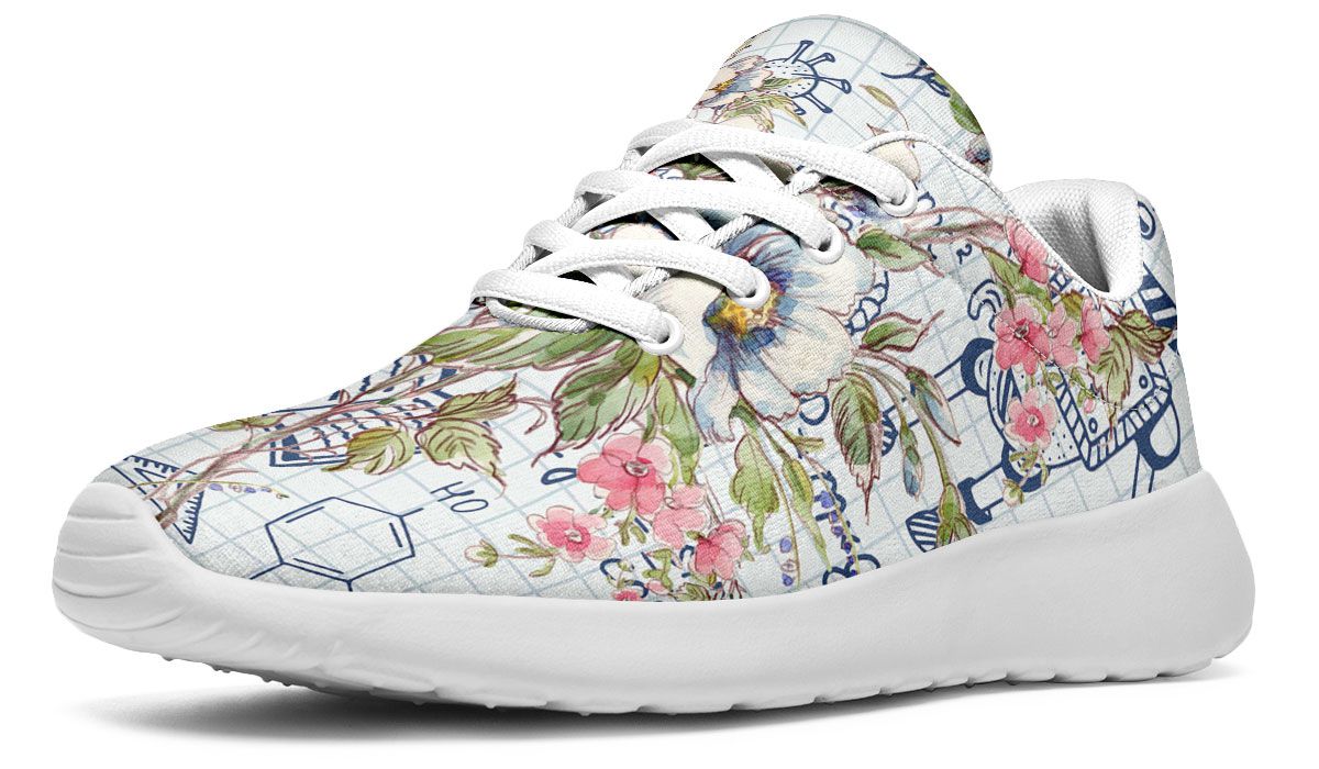 Floral Science Symbols Sneakers