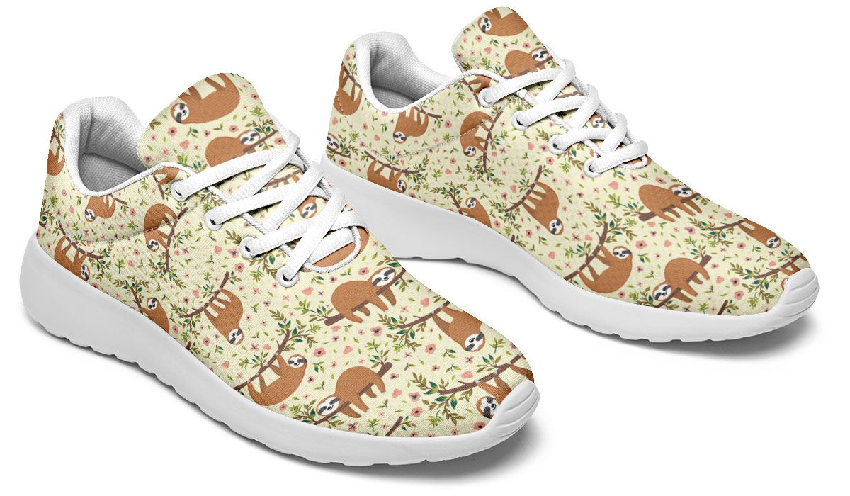 Floral Sloth Sneakers