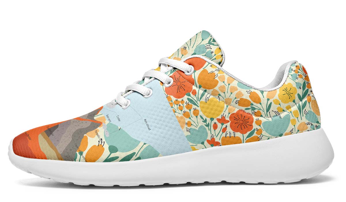Floral Volcano Sneakers