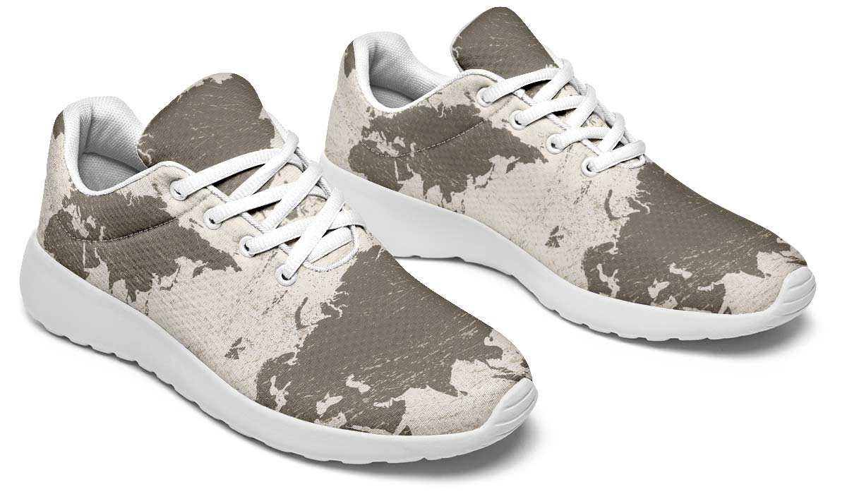 Geography Map Sneakers