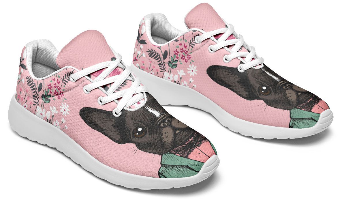 Handsome French Bulldog Sneakers