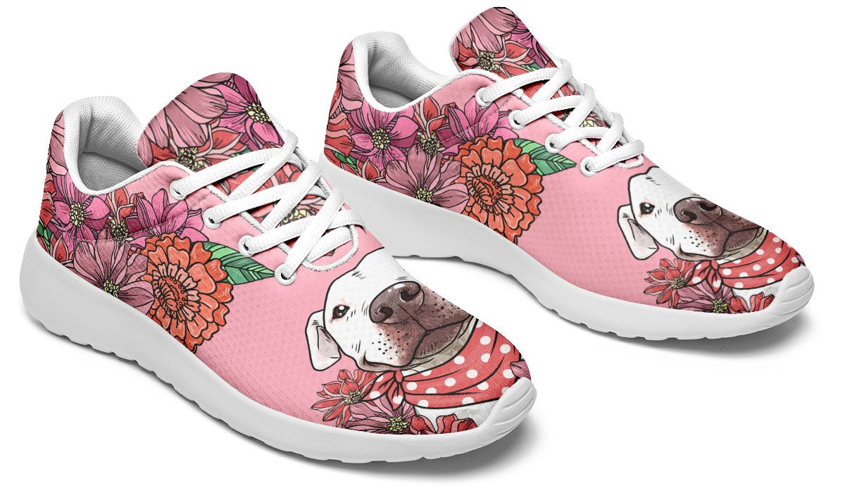 Illustrated Pit Bull Sneakers