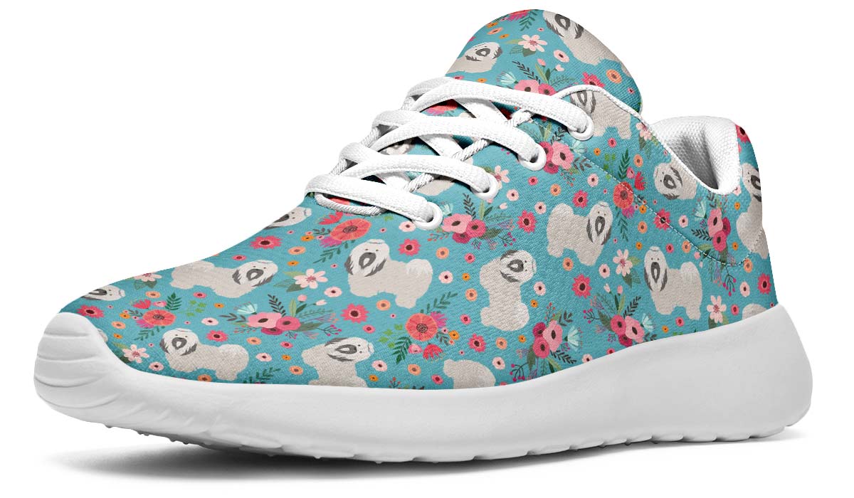 Lhasa Apso Flower Sneakers