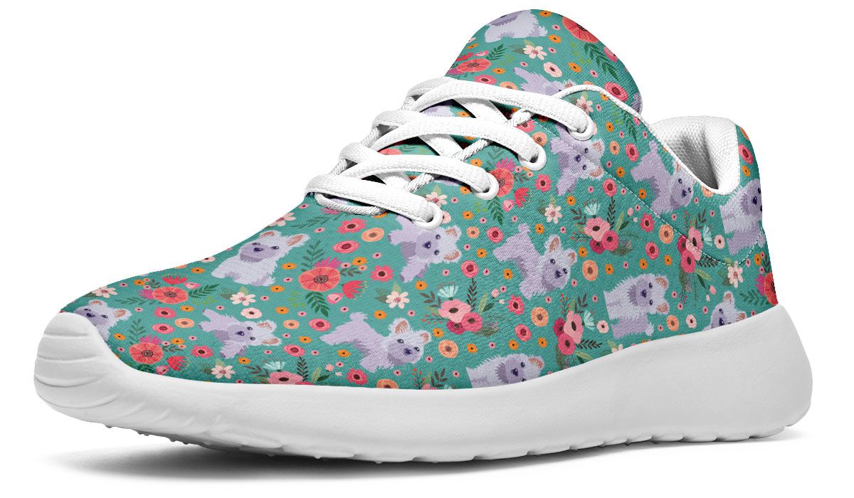 Maltese Flower Athletic Sneakers