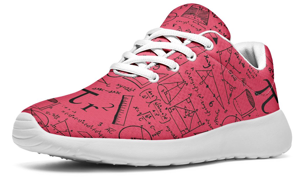 Math Red Sneakers