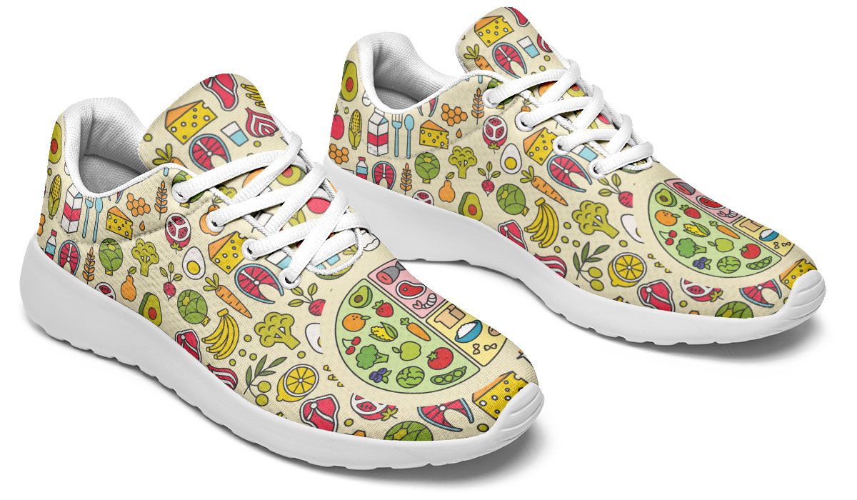 My Plate Nutrition Sneakers
