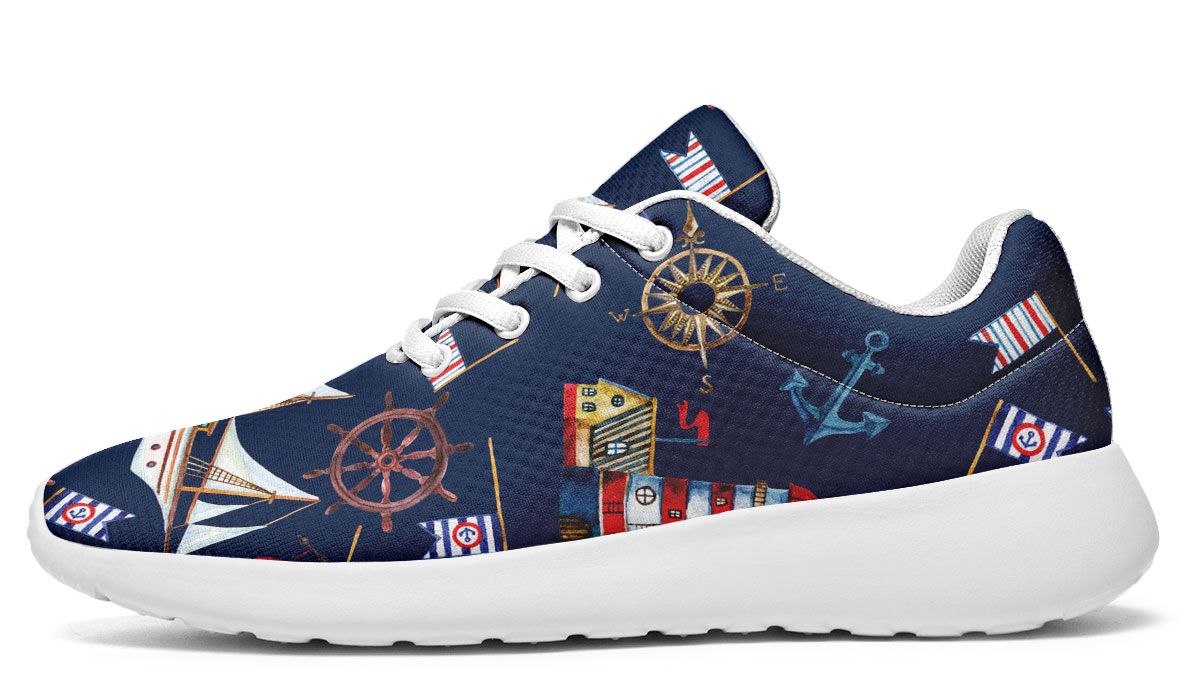 Nautical Pattern Sneakers