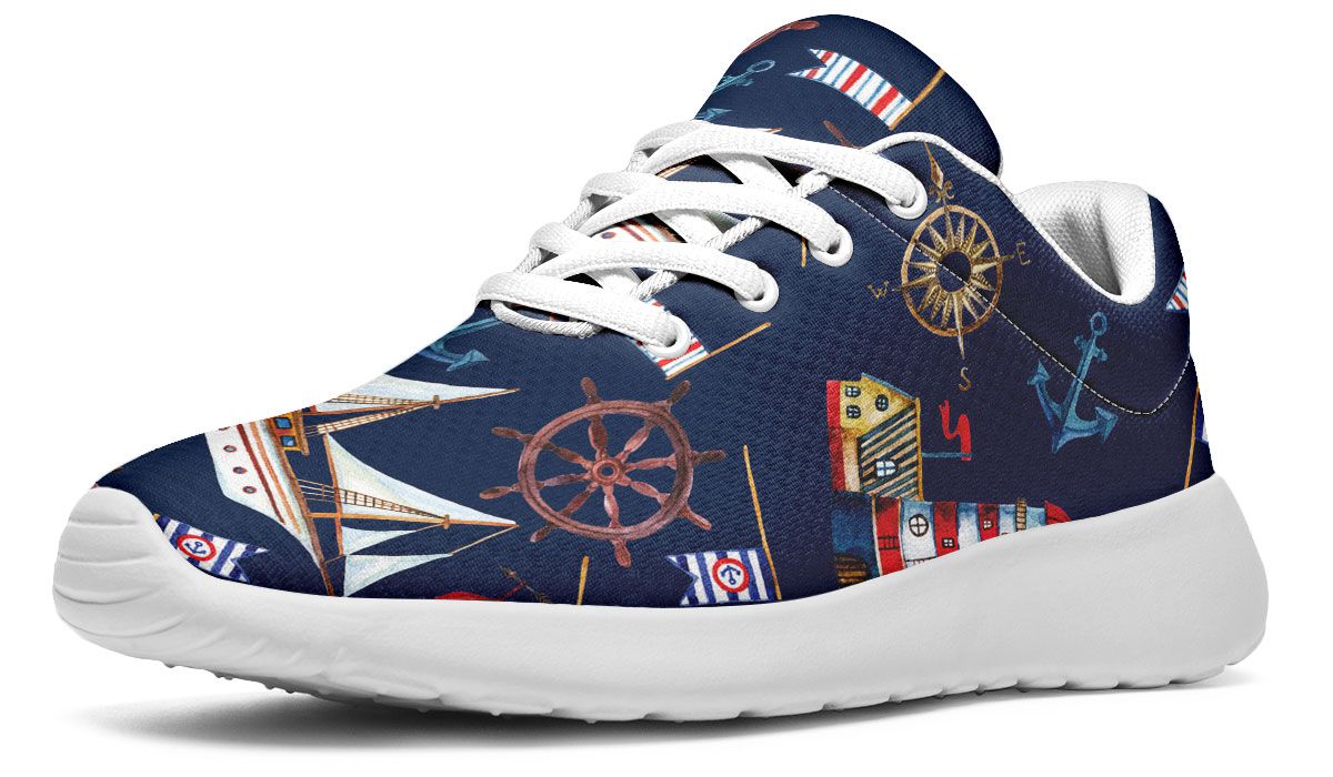 Nautical Pattern Sneakers