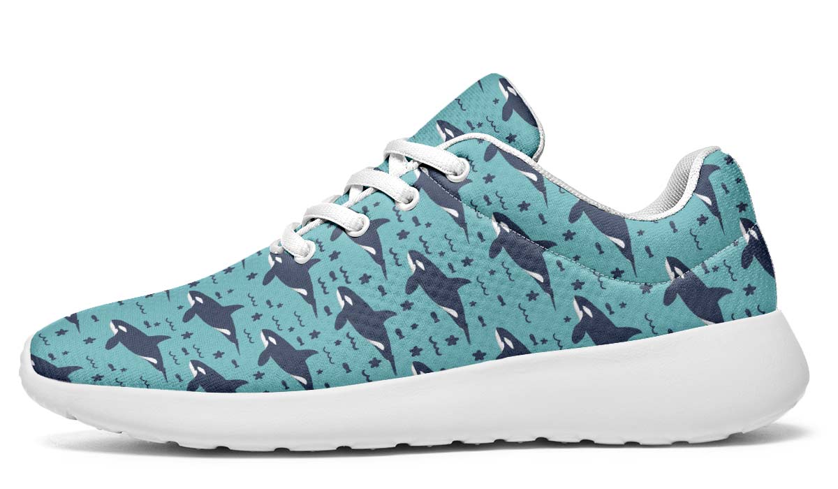 Orca Pattern Sneakers