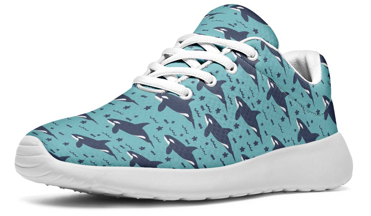 Orca Pattern Sneakers