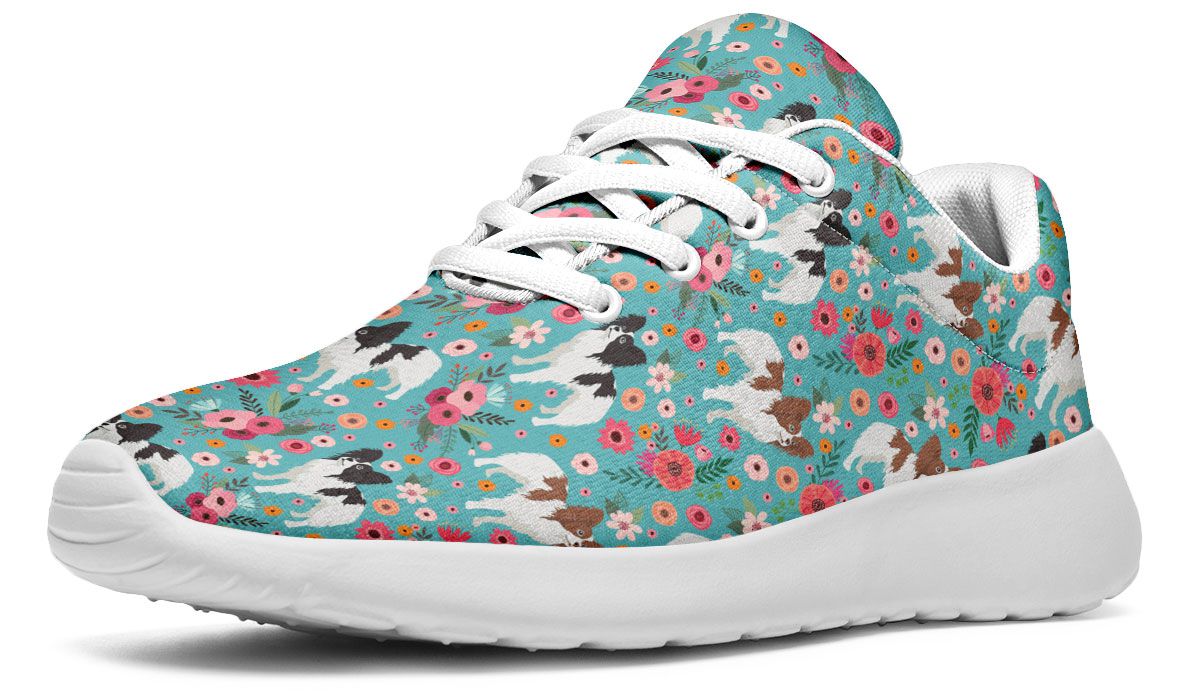 Papillon Flower Athletic Sneakers
