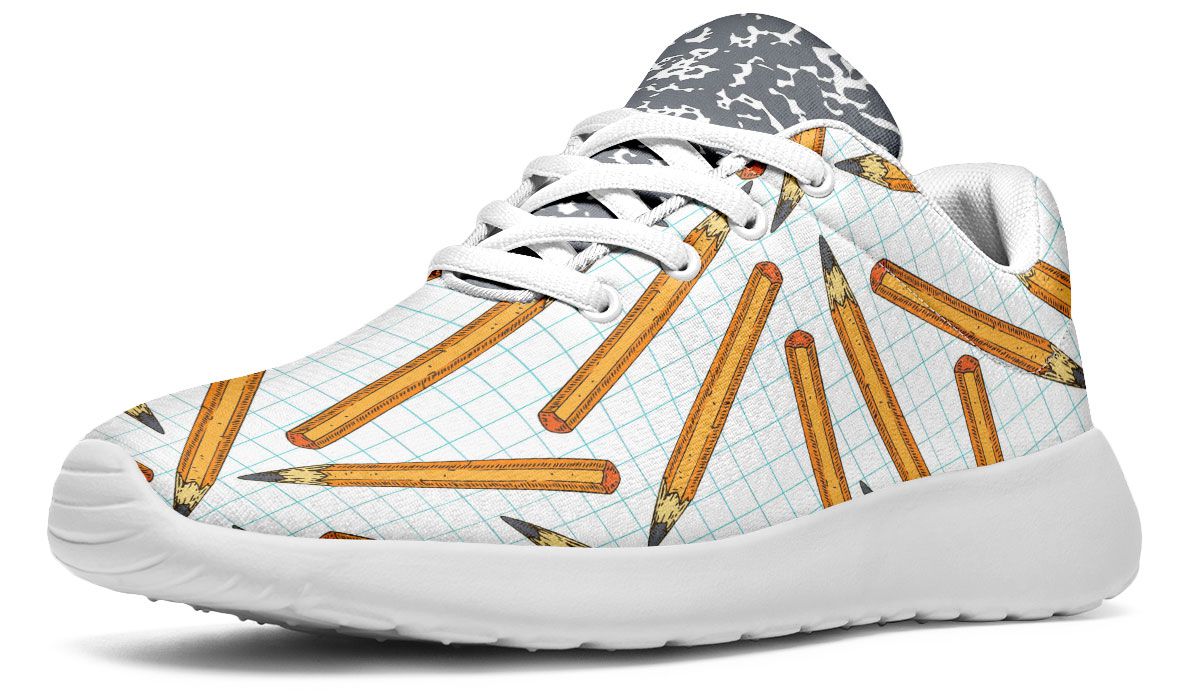 Pencil Composition Notebook Sneakers