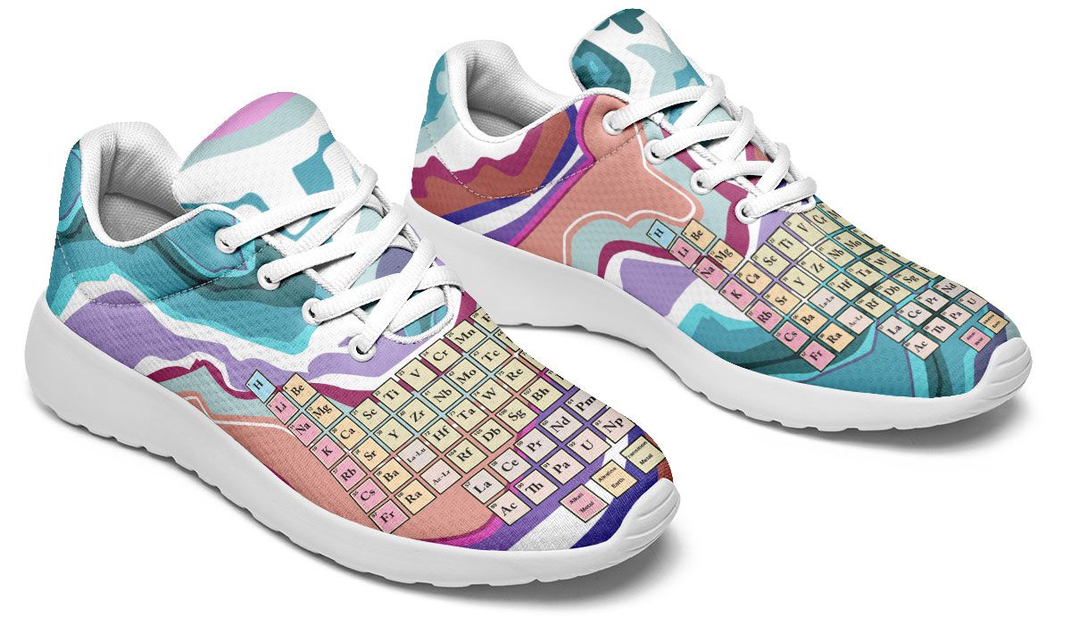 Periodic Table Agate Sneakers