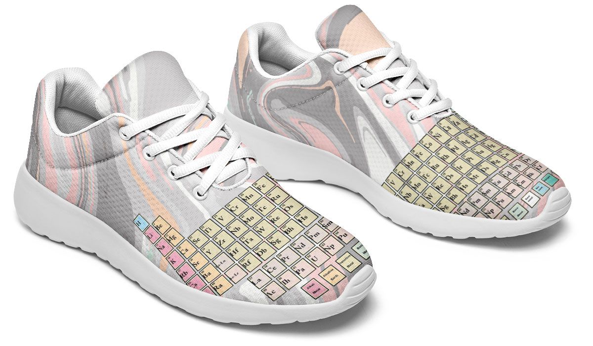 Periodic Table Marble Sneakers
