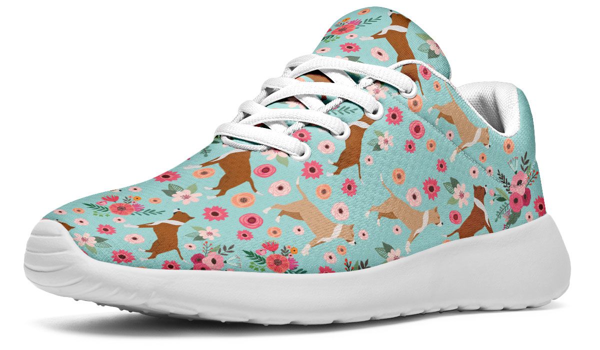 Pit Bull Flower Athletic Sneakers