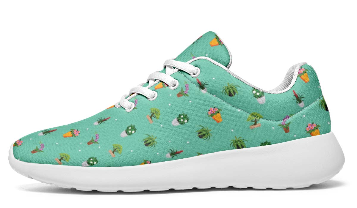 Potted Plant Pattern Sneakers
