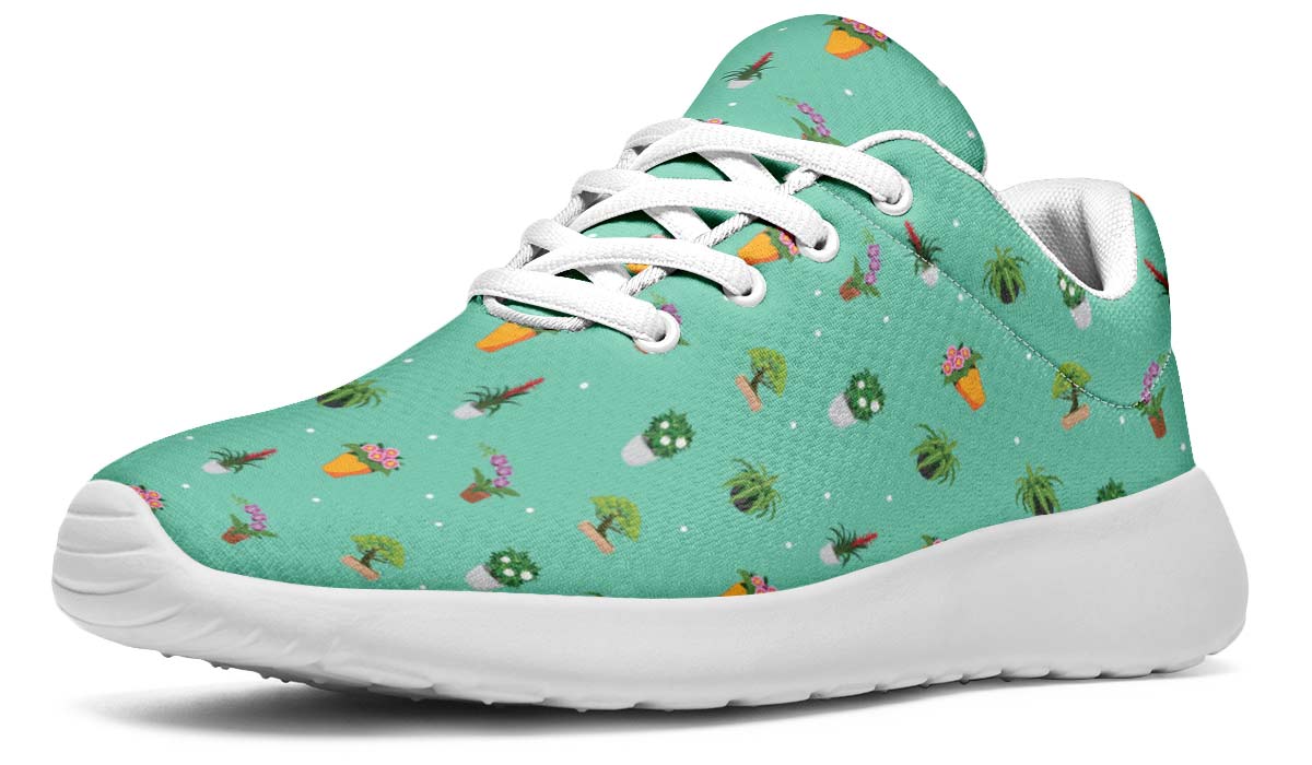 Potted Plant Pattern Sneakers