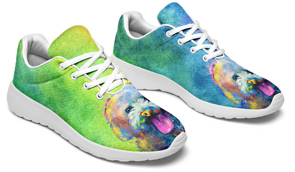 Rainbow Bichon Sneakers