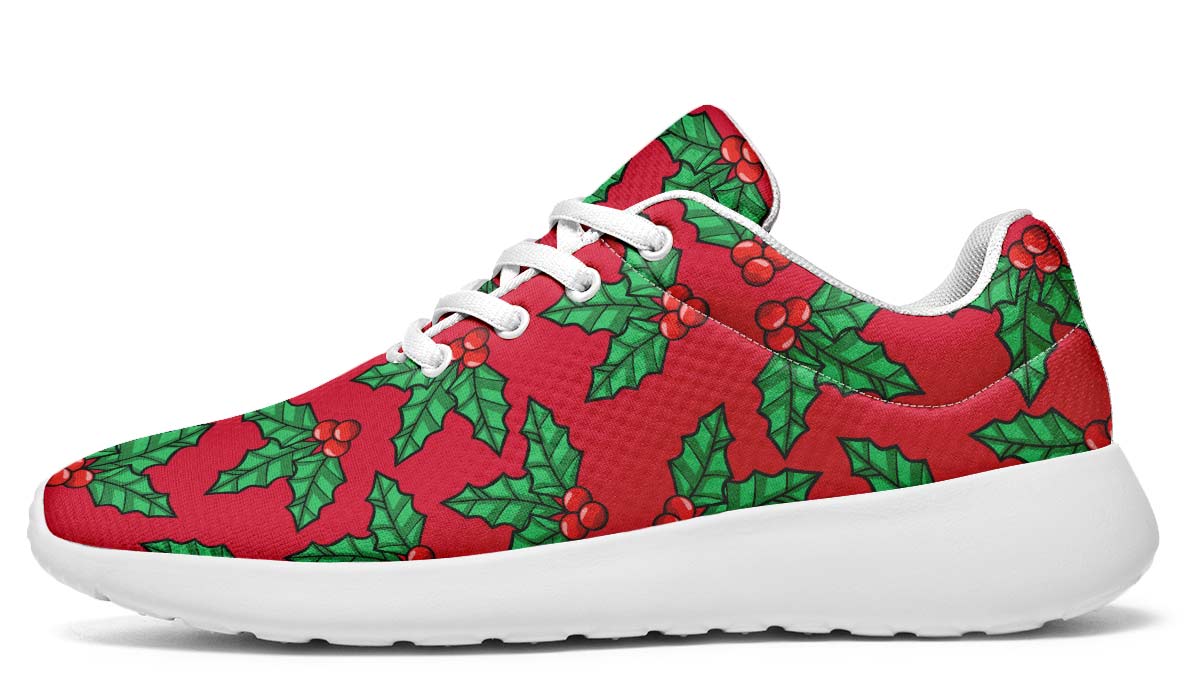 Red And Green Mistletoe Sneakers