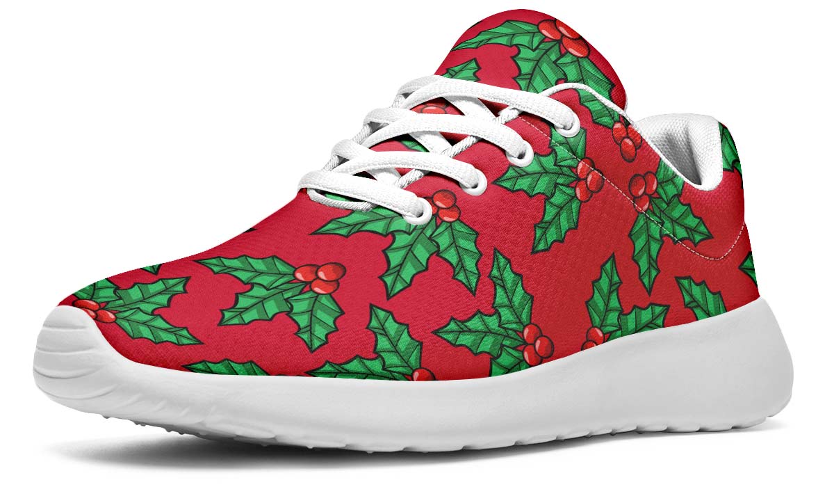 Red And Green Mistletoe Sneakers