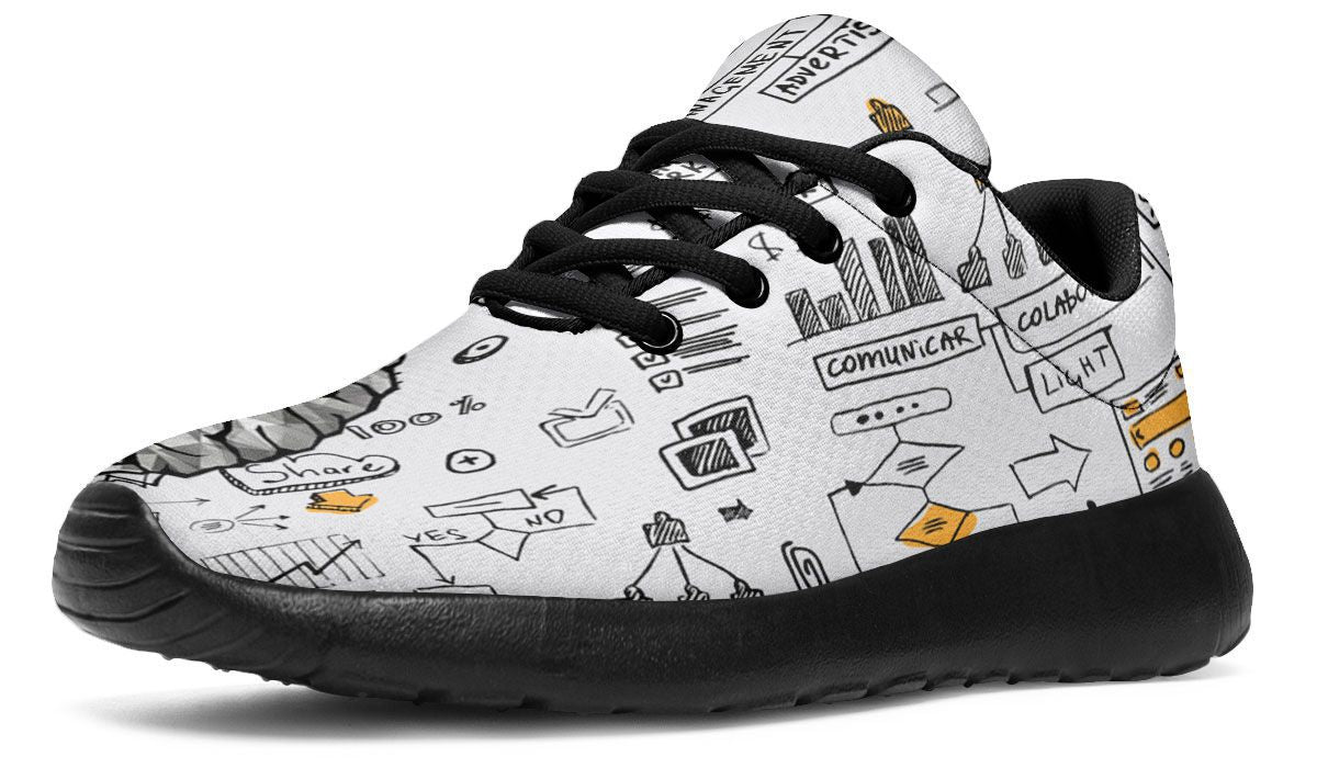 Right Brain Left Brain Sneakers