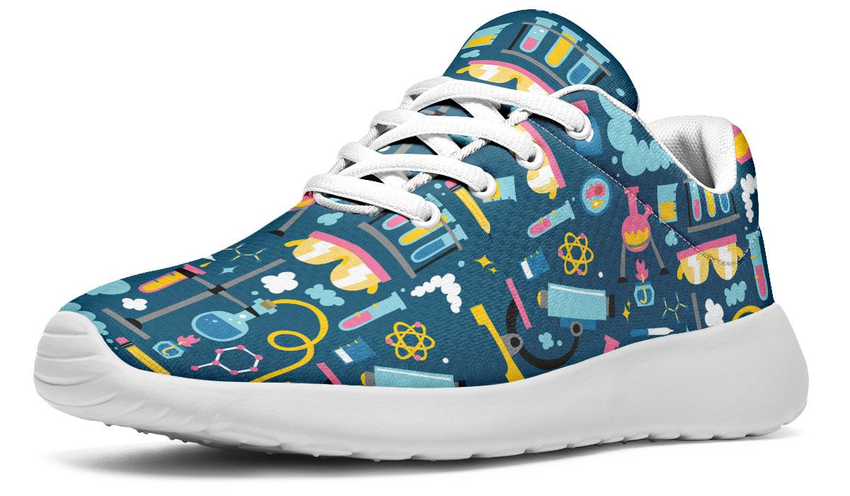 Science Lab Pattern Sneakers