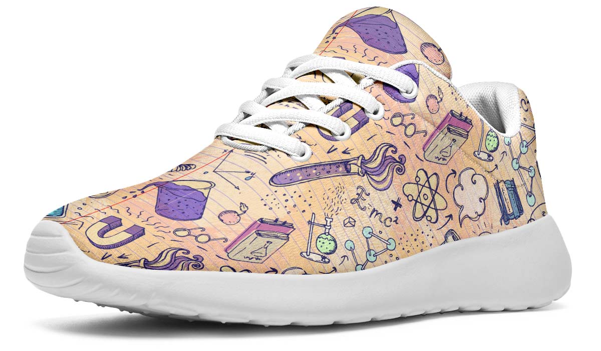 Science Lover Pattern Sneakers