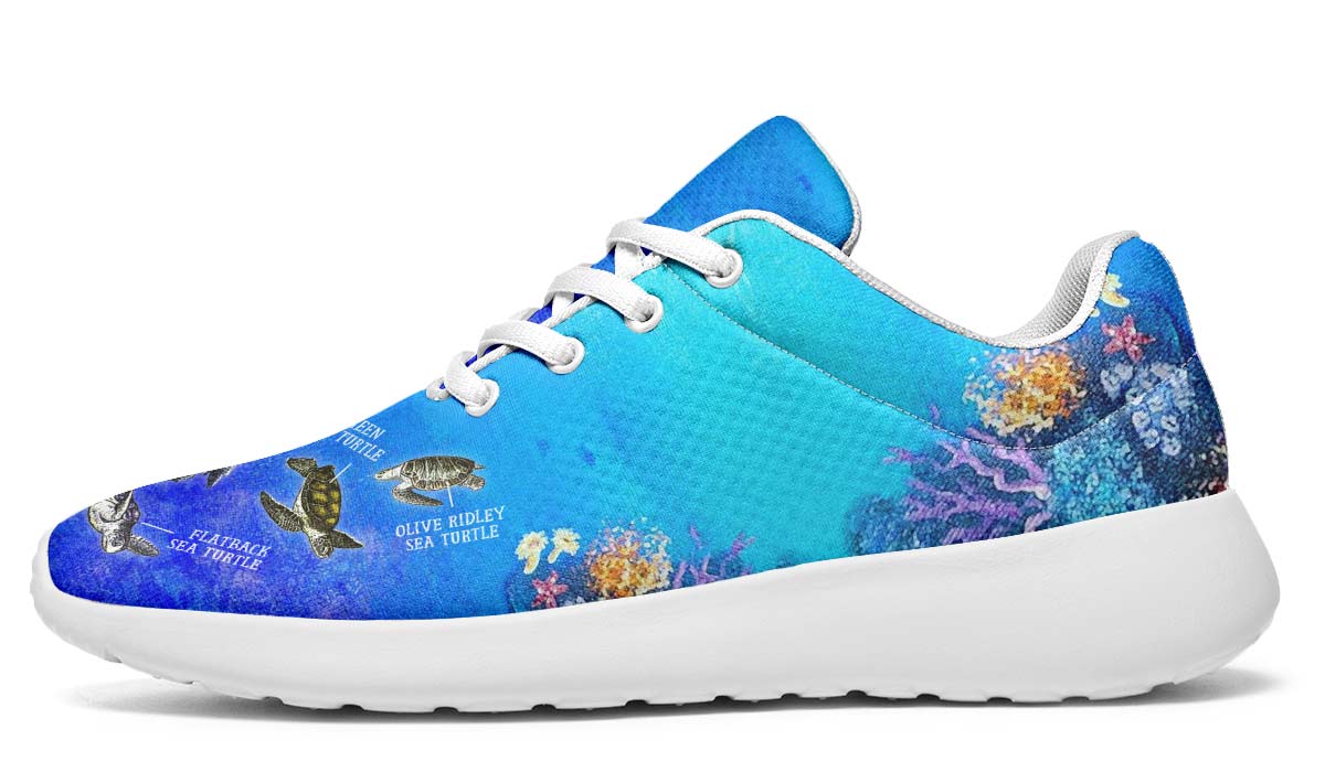 Sea Turtle Diagram Sneakers