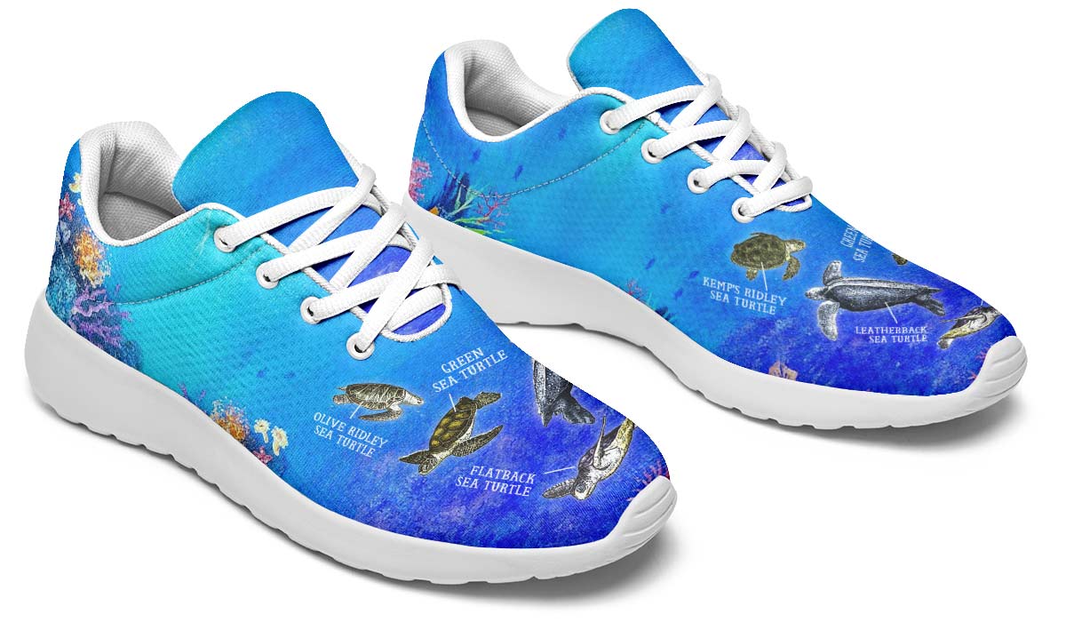 Sea Turtle Diagram Sneakers