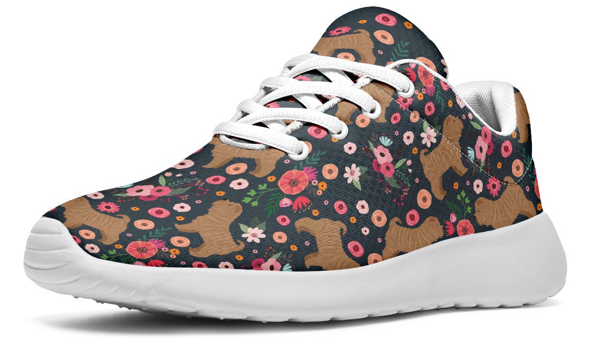 Shar Pei Flower Sneakers