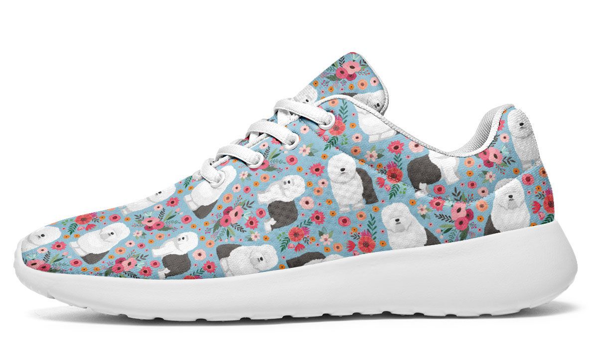 Sheep Dog Flower Sneakers