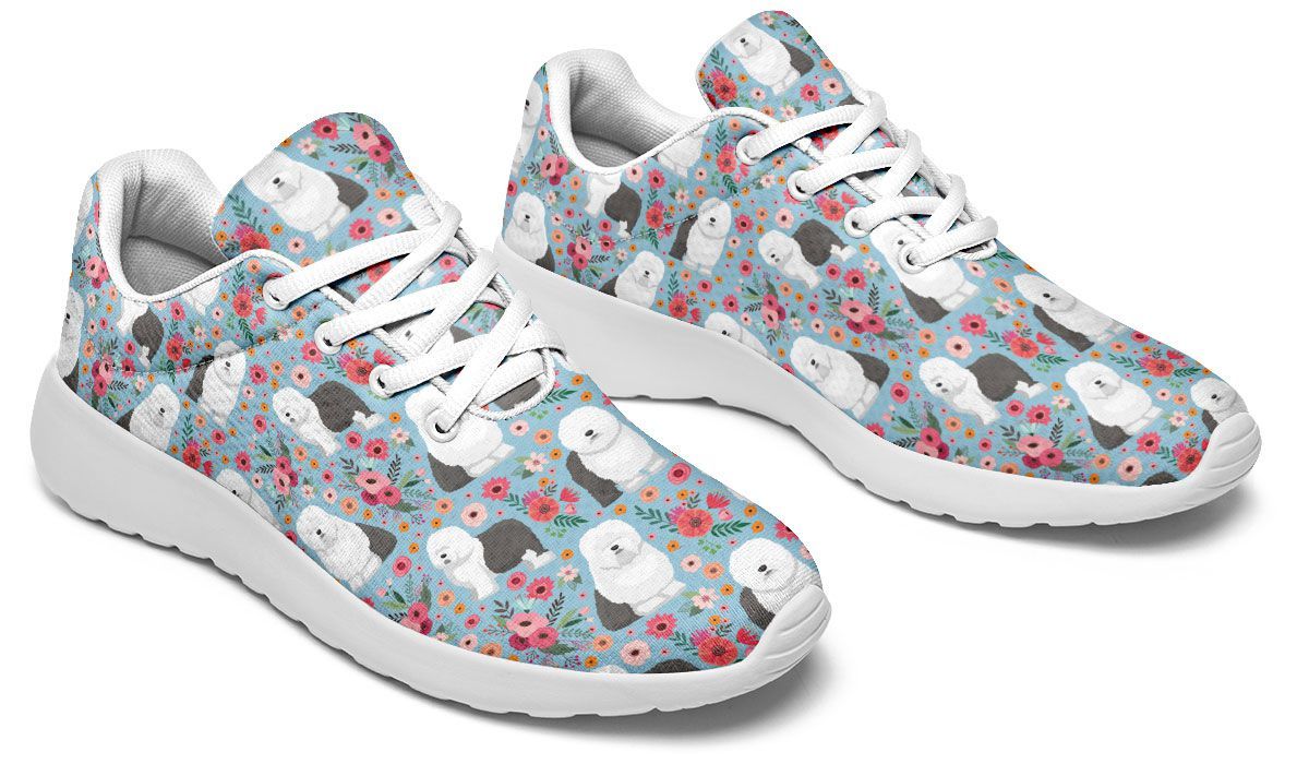 Sheep Dog Flower Sneakers