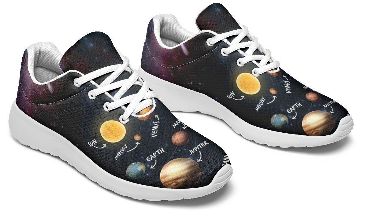 Solar System Diagram Sneakers