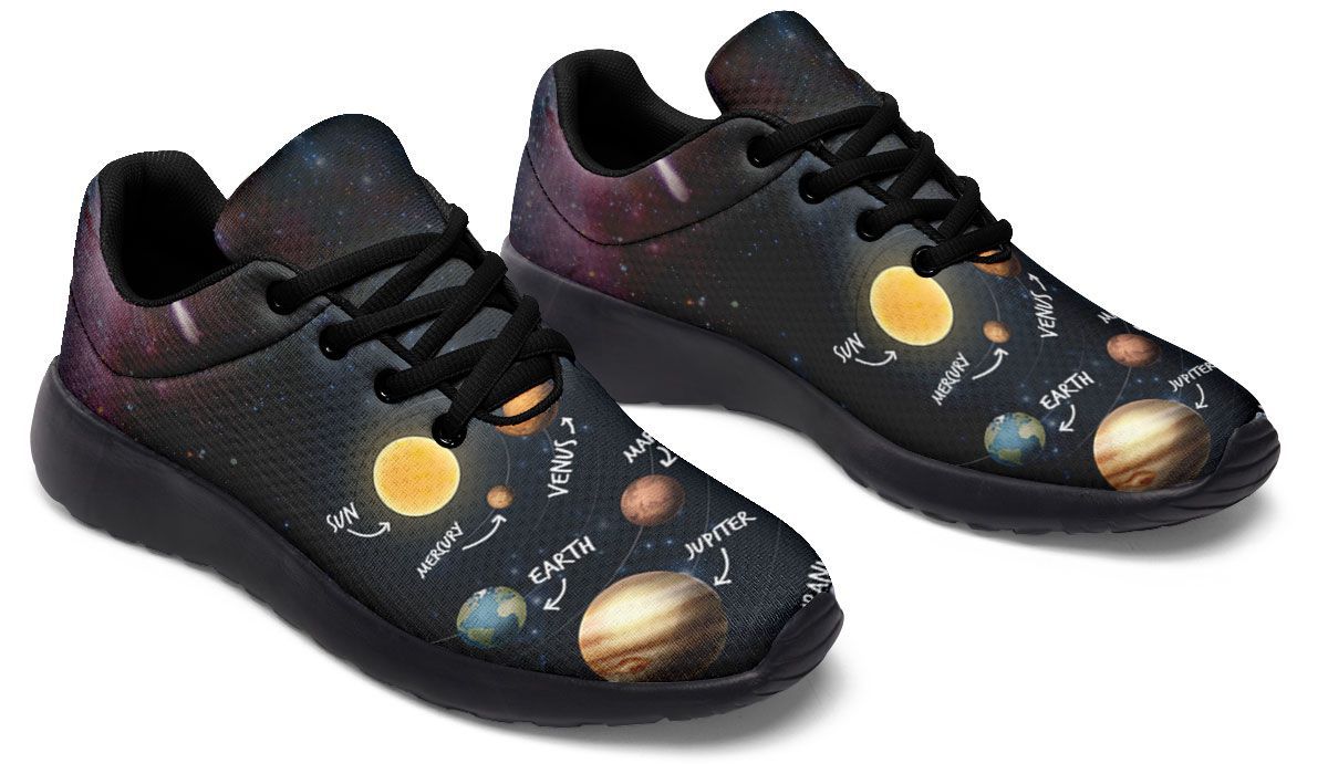 Solar System Diagram Sneakers