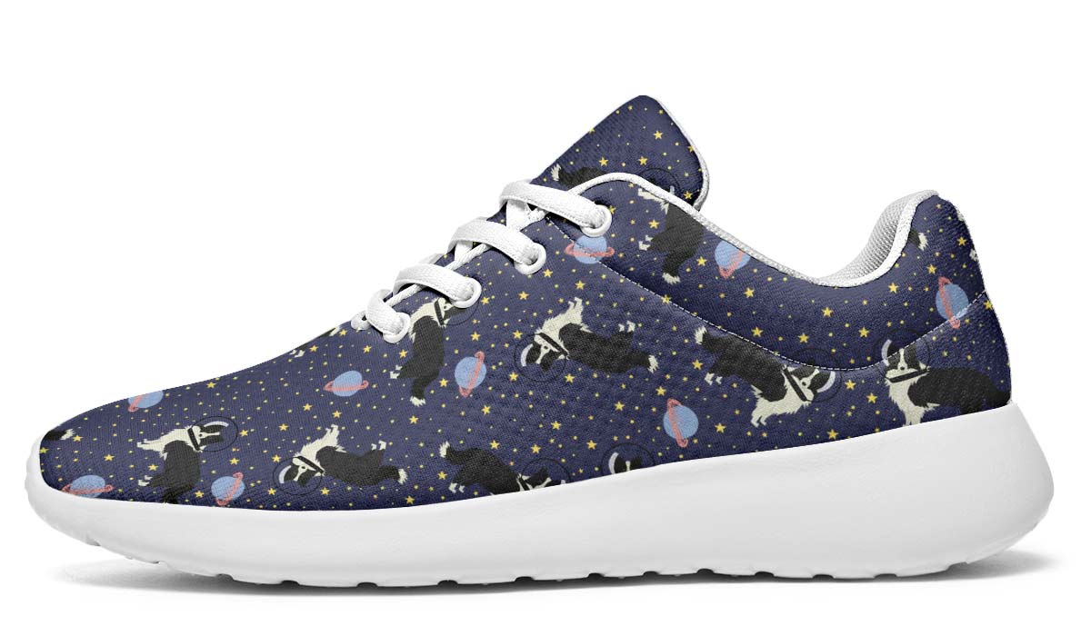 Space Border Collie Sneakers