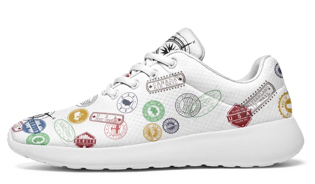 Travel Stamps Sneakers