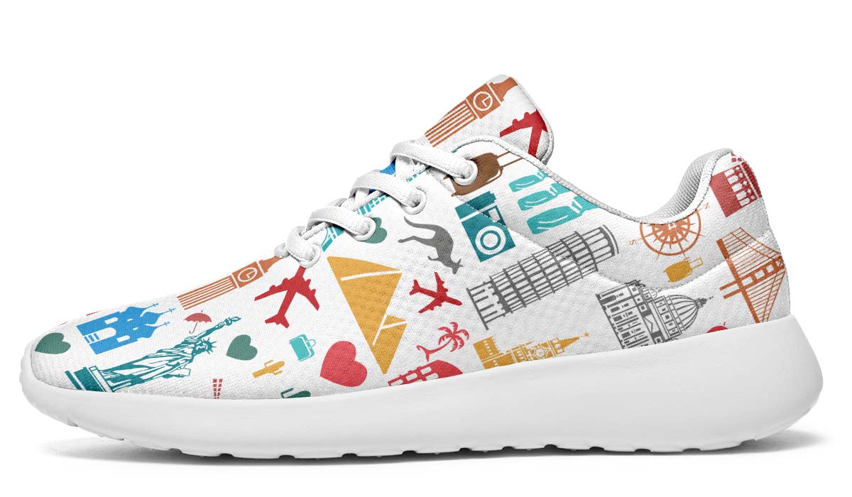 Travel Stickers Sneakers