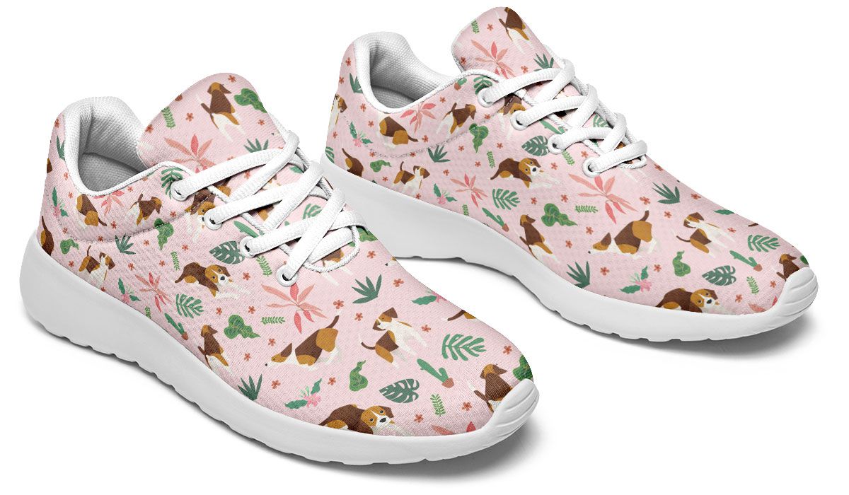 Tropical Beagle Sneakers